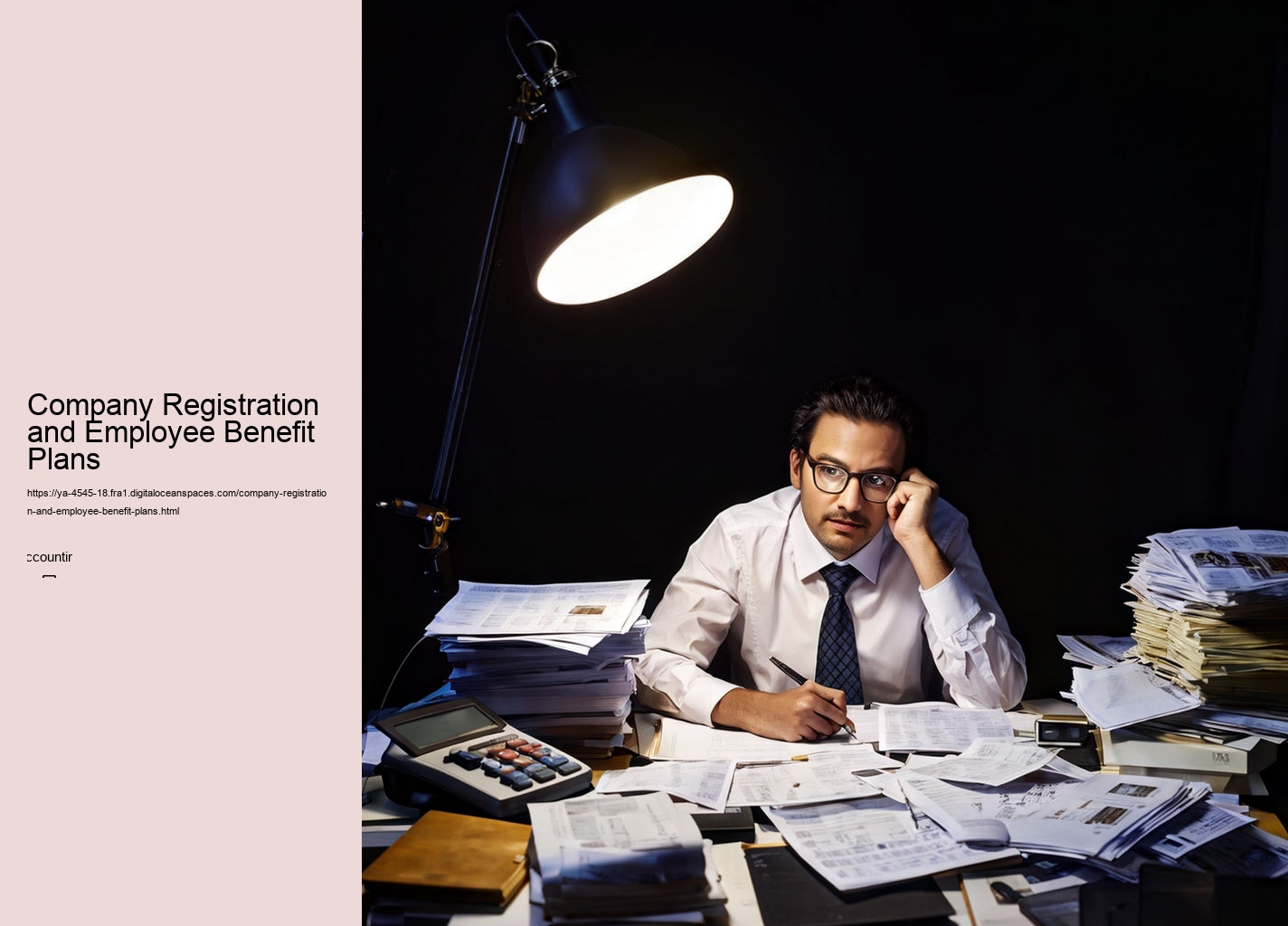 Company Registration and Employee Benefit Plans